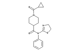 1-(cyclopropanecarbonyl)-N-phenyl-N-(2-thiazolin-2-yl)isonipecotamide