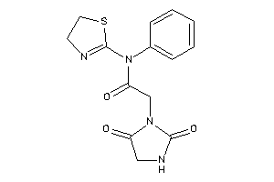 2-(2,5-diketoimidazolidin-1-yl)-N-phenyl-N-(2-thiazolin-2-yl)acetamide