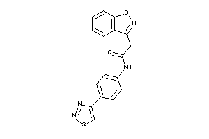 2-indoxazen-3-yl-N-[4-(thiadiazol-4-yl)phenyl]acetamide