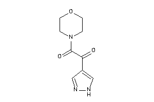 1-morpholino-2-(1H-pyrazol-4-yl)ethane-1,2-dione