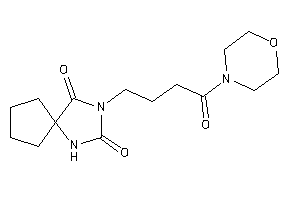 3-(4-keto-4-morpholino-butyl)-1,3-diazaspiro[4.4]nonane-2,4-quinone