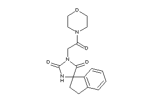 3-(2-keto-2-morpholino-ethyl)spiro[imidazolidine-5,1'-indane]-2,4-quinone
