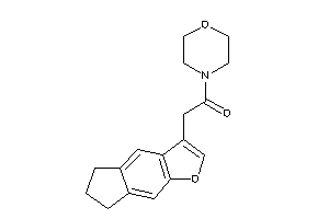 2-(6,7-dihydro-5H-cyclopenta[f]benzofuran-3-yl)-1-morpholino-ethanone