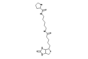 N-[5-[5-(2-keto-1,3,3a,4,6,6a-hexahydrothieno[3,4-d]imidazol-4-yl)pentanoylamino]pentyl]pyrrolidine-2-carboxamide