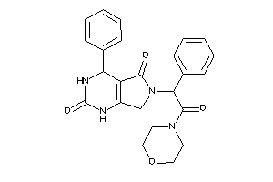 6-(2-keto-2-morpholino-1-phenyl-ethyl)-4-phenyl-1,3,4,7-tetrahydropyrrolo[3,4-d]pyrimidine-2,5-quinone