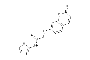 2-(2-ketochromen-7-yl)oxy-N-thiazol-2-yl-acetamide