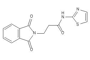 3-phthalimido-N-thiazol-2-yl-propionamide