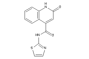 2-keto-N-thiazol-2-yl-1H-quinoline-4-carboxamide