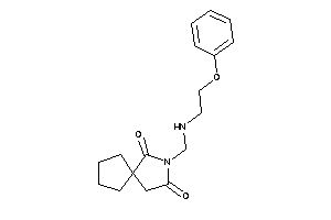 3-[(2-phenoxyethylamino)methyl]-3-azaspiro[4.4]nonane-2,4-quinone