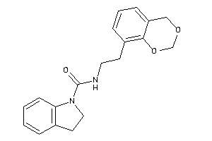 N-[2-(4H-1,3-benzodioxin-8-yl)ethyl]indoline-1-carboxamide