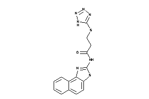 N-benzo[e][1,3]benzothiazol-2-yl-3-(1H-tetrazol-5-ylthio)propionamide