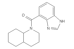 3,4,4a,5,6,7,8,8a-octahydro-2H-quinolin-1-yl(1H-benzimidazol-4-yl)methanone