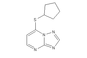7-(cyclopentylthio)-[1,2,4]triazolo[1,5-a]pyrimidine