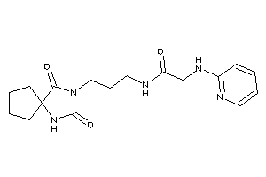 Image of N-[3-(2,4-diketo-1,3-diazaspiro[4.4]nonan-3-yl)propyl]-2-(2-pyridylamino)acetamide