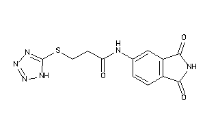 N-(1,3-diketoisoindolin-5-yl)-3-(1H-tetrazol-5-ylthio)propionamide