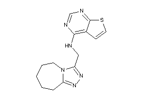 6,7,8,9-tetrahydro-5H-[1,2,4]triazolo[4,3-a]azepin-3-ylmethyl(thieno[2,3-d]pyrimidin-4-yl)amine