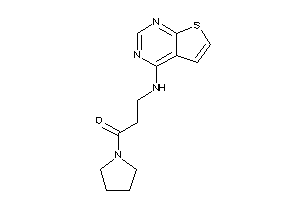 1-pyrrolidino-3-(thieno[2,3-d]pyrimidin-4-ylamino)propan-1-one