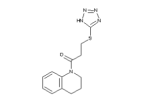 1-(3,4-dihydro-2H-quinolin-1-yl)-3-(1H-tetrazol-5-ylthio)propan-1-one