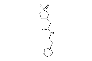 2-(1,1-diketothiolan-3-yl)-N-[2-(3-thienyl)ethyl]acetamide