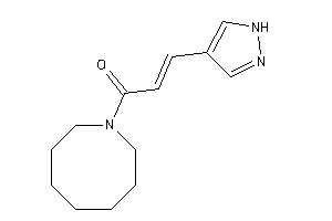 1-(azocan-1-yl)-3-(1H-pyrazol-4-yl)prop-2-en-1-one