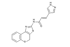 N-(4H-chromeno[4,3-d]thiazol-2-yl)-3-(1H-pyrazol-4-yl)acrylamide