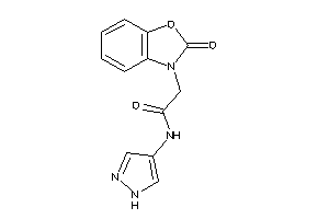 2-(2-keto-1,3-benzoxazol-3-yl)-N-(1H-pyrazol-4-yl)acetamide