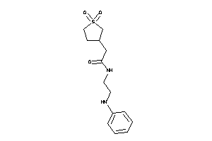 N-(2-anilinoethyl)-2-(1,1-diketothiolan-3-yl)acetamide