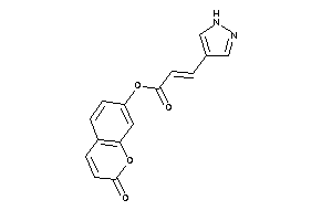 3-(1H-pyrazol-4-yl)acrylic Acid (2-ketochromen-7-yl) Ester