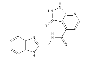 N-(1H-benzimidazol-2-ylmethyl)-3-keto-1,2-dihydropyrazolo[3,4-b]pyridine-4-carboxamide