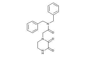 N,N-dibenzyl-2-(2,3-diketopiperazino)acetamide