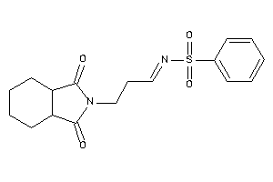 N-[3-(1,3-diketo-3a,4,5,6,7,7a-hexahydroisoindol-2-yl)propylidene]benzenesulfonamide