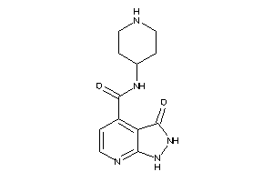 3-keto-N-(4-piperidyl)-1,2-dihydropyrazolo[3,4-b]pyridine-4-carboxamide