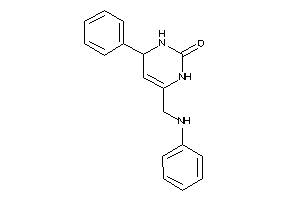 6-(anilinomethyl)-4-phenyl-3,4-dihydro-1H-pyrimidin-2-one