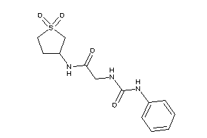 N-(1,1-diketothiolan-3-yl)-2-(phenylcarbamoylamino)acetamide