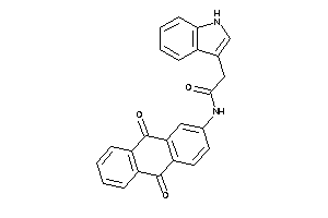 Image of N-(9,10-diketo-2-anthryl)-2-(1H-indol-3-yl)acetamide