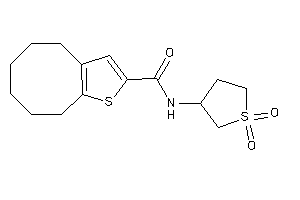 N-(1,1-diketothiolan-3-yl)-4,5,6,7,8,9-hexahydrocycloocta[b]thiophene-2-carboxamide