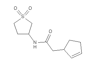 Image of 2-cyclopent-2-en-1-yl-N-(1,1-diketothiolan-3-yl)acetamide