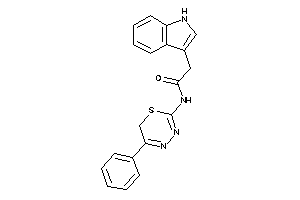 2-(1H-indol-3-yl)-N-(5-phenyl-6H-1,3,4-thiadiazin-2-yl)acetamide