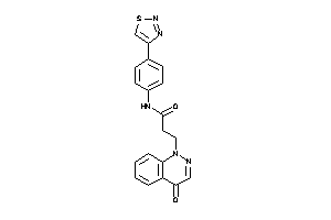 3-(4-ketocinnolin-1-yl)-N-[4-(thiadiazol-4-yl)phenyl]propionamide