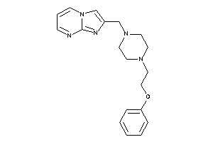 2-[[4-(2-phenoxyethyl)piperazino]methyl]imidazo[1,2-a]pyrimidine