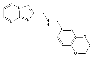 2,3-dihydro-1,4-benzodioxin-7-ylmethyl(imidazo[1,2-a]pyrimidin-2-ylmethyl)amine