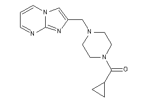 Cyclopropyl-[4-(imidazo[1,2-a]pyrimidin-2-ylmethyl)piperazino]methanone