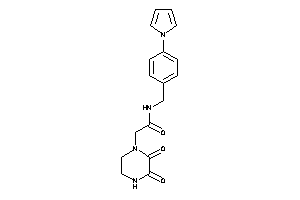 2-(2,3-diketopiperazino)-N-(4-pyrrol-1-ylbenzyl)acetamide