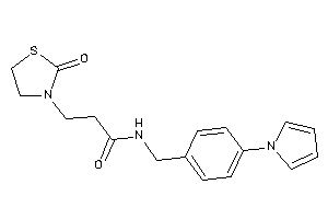 3-(2-ketothiazolidin-3-yl)-N-(4-pyrrol-1-ylbenzyl)propionamide