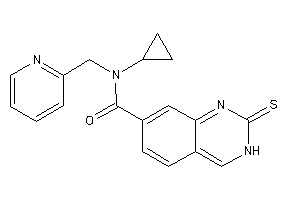 N-cyclopropyl-N-(2-pyridylmethyl)-2-thioxo-3H-quinazoline-7-carboxamide