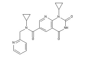 N,1-dicyclopropyl-2,4-diketo-N-(2-pyridylmethyl)pyrido[2,3-d]pyrimidine-6-carboxamide