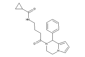 N-[4-keto-4-(1-phenyl-3,4-dihydro-1H-pyrrolo[1,2-a]pyrazin-2-yl)butyl]cyclopropanecarboxamide