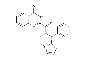 3-(1-phenyl-3,4-dihydro-1H-pyrrolo[1,2-a]pyrazine-2-carbonyl)isocarbostyril