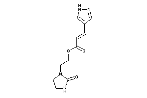 3-(1H-pyrazol-4-yl)acrylic Acid 2-(2-ketoimidazolidin-1-yl)ethyl Ester