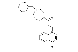 1-[3-[4-(cyclohexylmethyl)-1,4-diazepan-1-yl]-3-keto-propyl]cinnolin-4-one